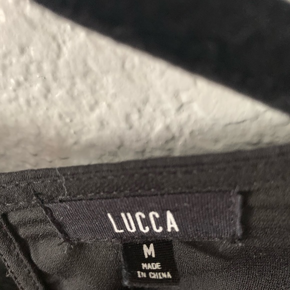 Long sleep black Lucca romper. - Picture 3 of 3